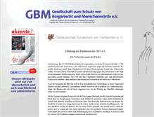Tablet Screenshot of gbmev.de